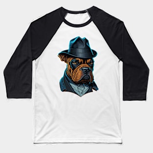 Cool boss dog art design Baseball T-Shirt